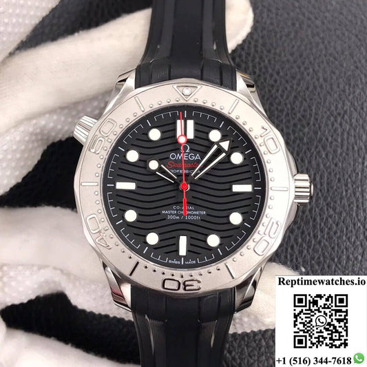 Omega Seamaster Diver 300M 210.32.42.20.01.002 Vs Factory Rubber Strap-Rep Time Watches