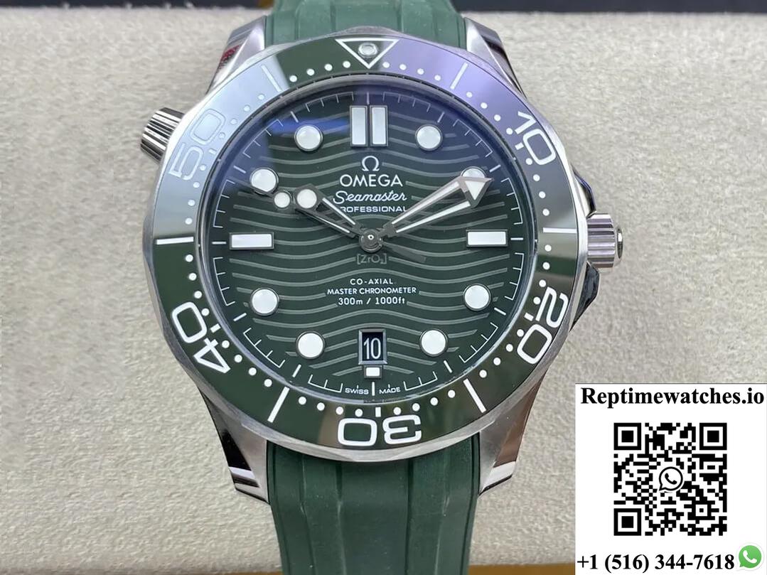 Omega Seamaster Diver 300M 210.32.42.20.10.001 Vs Factory Green Dial-Rep Time Watches