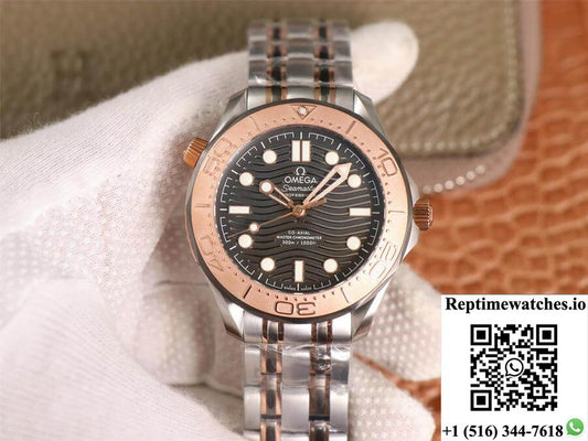 Omega Seamaster Diver 300M 210.60.42.20.99.001 Om Factory Grey Dial-Rep Time Watches