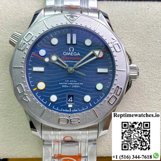 Omega Seamaster Diver 300M 522.30.42.20.03.001 OR Factory Titanium Bezel - Watches