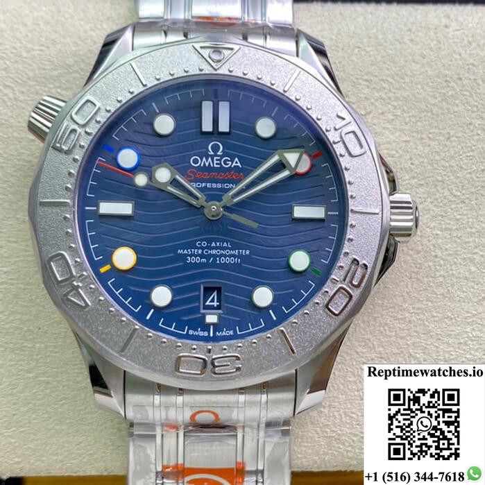 Omega Seamaster Diver 300M 522.30.42.20.03.001 Or Factory Titanium Bezel-Rep Time Watches