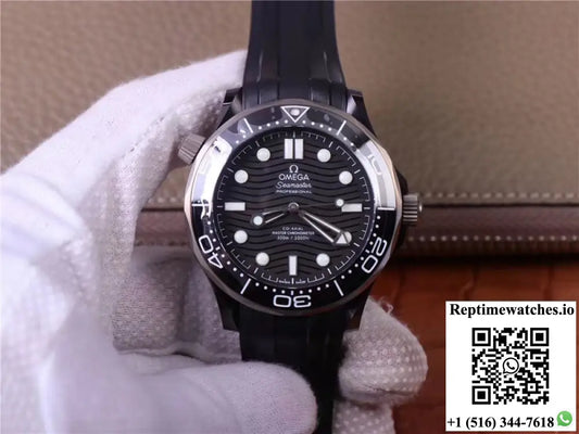 Omega Seamaster Diver 300M Black Ceramic 210.92.44.20.01.001 VS Factory Black Dial AI Factory