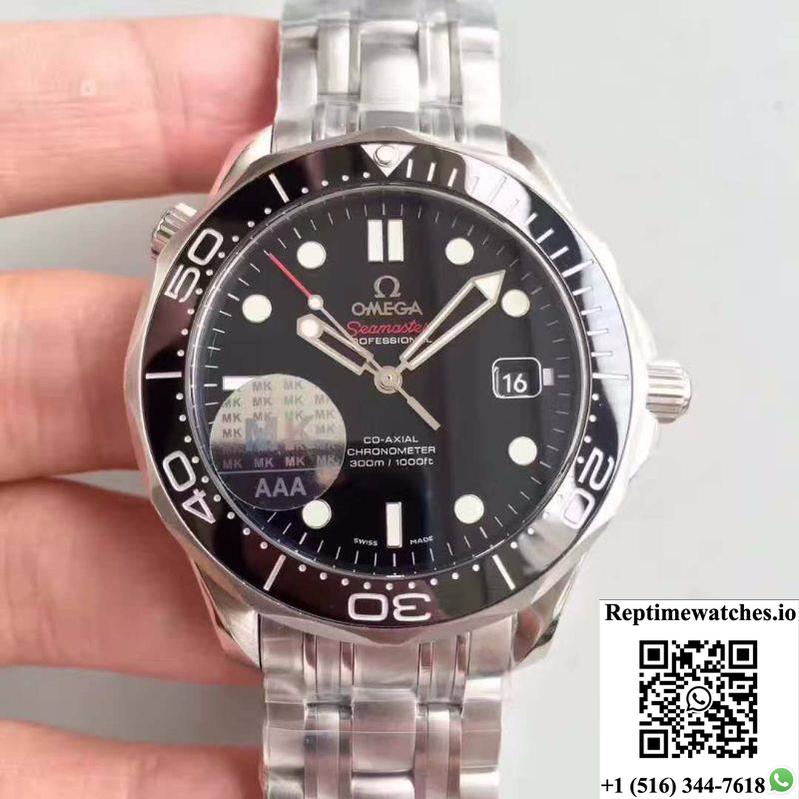 Omega Seamaster Diver 300M Co-Axial 41Mm 212.30.41.20.01.003 Mks Factory Black Dial-Rep Time Watches