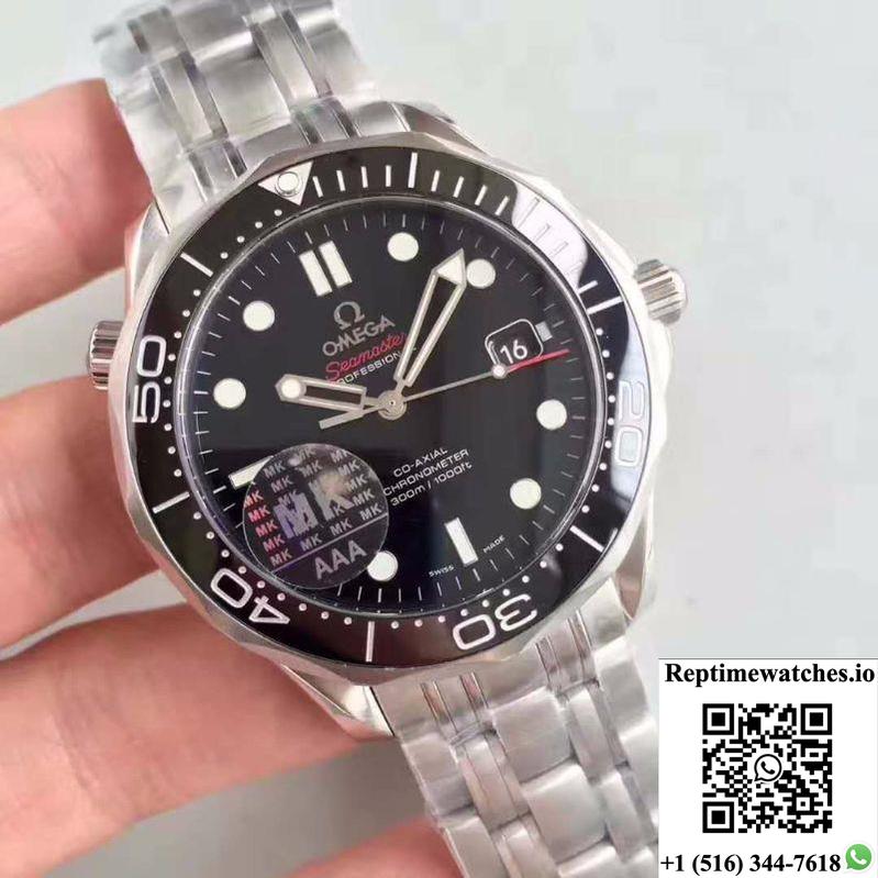 Omega Seamaster Diver 300M Co-Axial 41Mm 212.30.41.20.01.003 Mks Factory Black Dial-Rep Time Watches