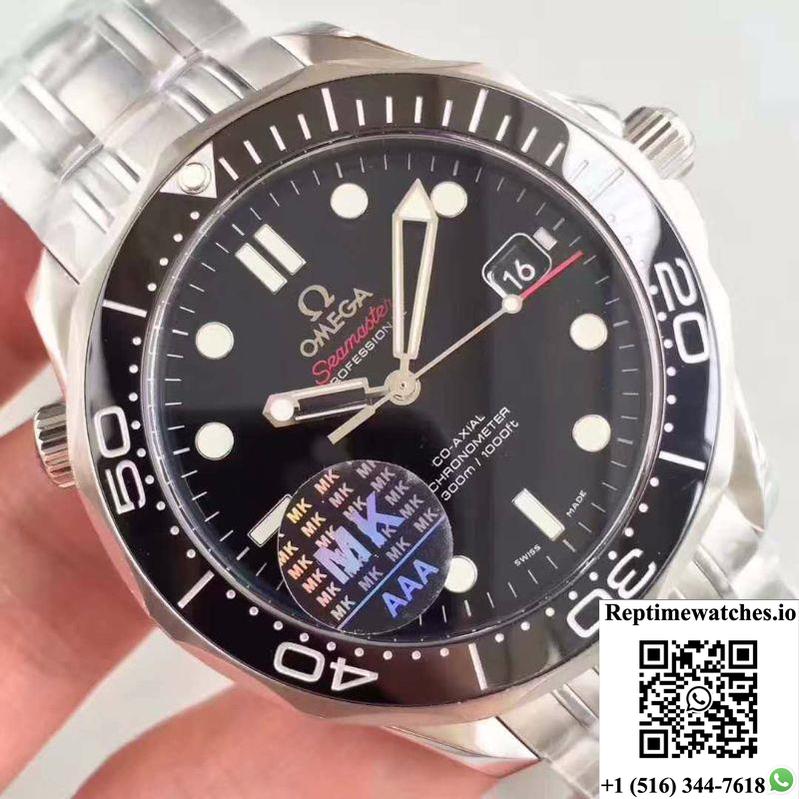 Omega Seamaster Diver 300M Co-Axial 41Mm 212.30.41.20.01.003 Mks Factory Black Dial-Rep Time Watches