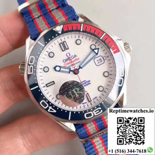 Omega Seamaster Diver 300M Co-Axial 41MM Commander 007 212.32.41.20.04.001 UR Factory White Dial - Watches