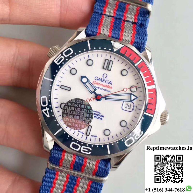 Omega Seamaster Diver 300M Co-Axial 41Mm Commander 007 212.32.41.20.04.001 Ur Factory White Dial-Rep Time Watches