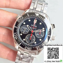 Omega Seamaster Diver 300M Co-Axial Chronograph 44MM 212.30.44.50.01.001 V2 Black Dial - Watches
