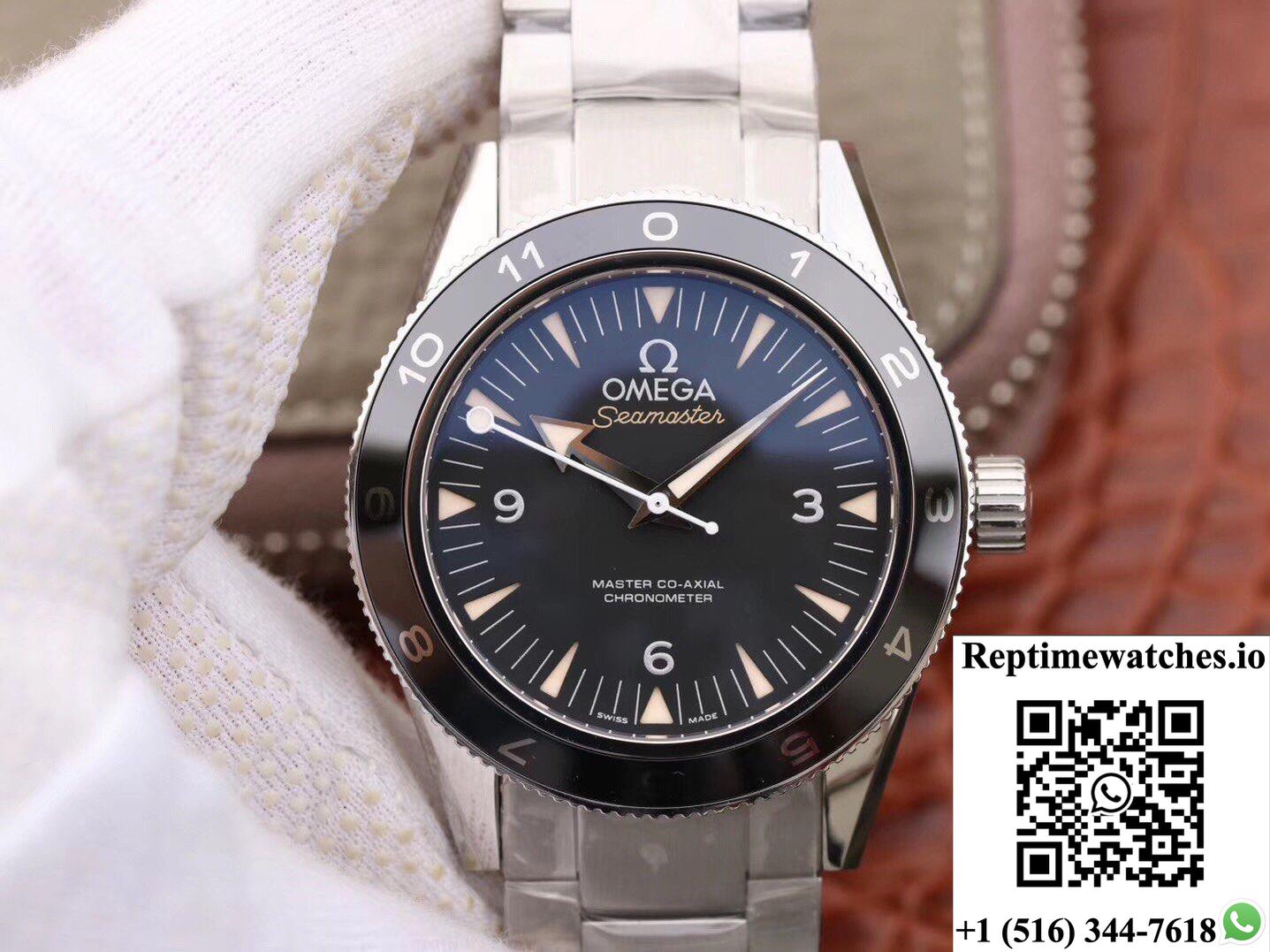 Omega Seamaster Planet Ocean 233.30.41.21.01.001 Vs Factory Black Dial-Rep Time Watches
