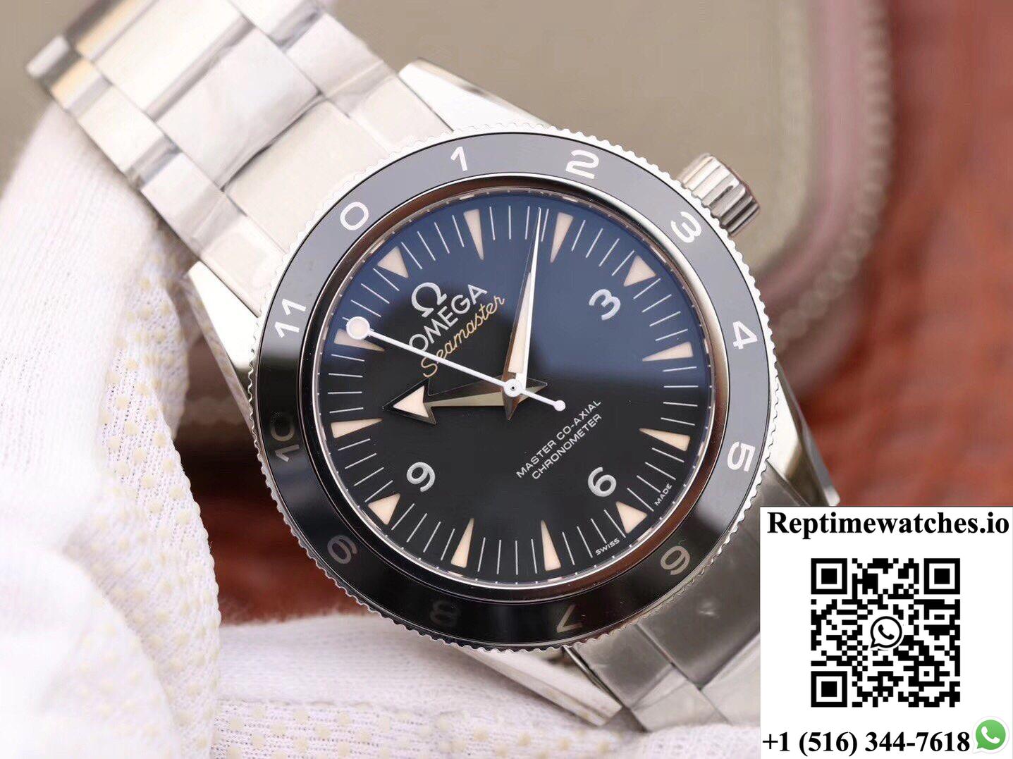 Omega Seamaster Planet Ocean 233.30.41.21.01.001 Vs Factory Black Dial-Rep Time Watches