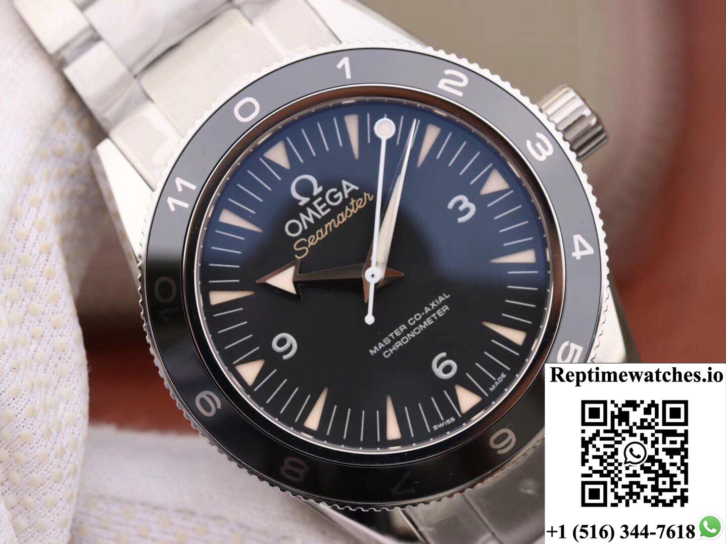 Omega Seamaster Planet Ocean 233.30.41.21.01.001 Vs Factory Black Dial-Rep Time Watches