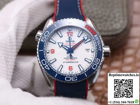 Omega Seamaster Planet Ocean 36th America’s Cup Limited Edition VS Factory White Dial AI Factory