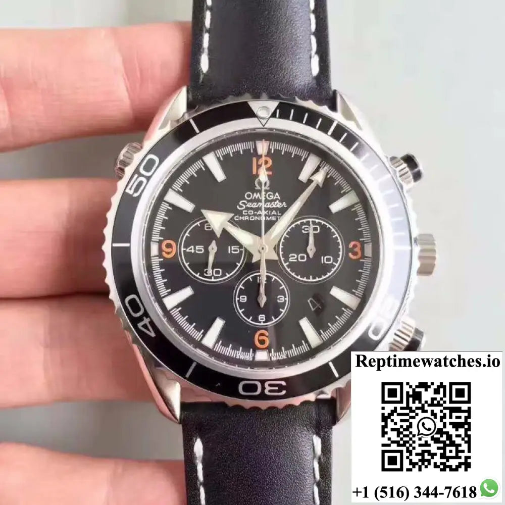 Omega Seamaster Planet Ocean 600 M Co-Axial Chronograph 2210.51.00 OM Factory Black Dial - Watches
