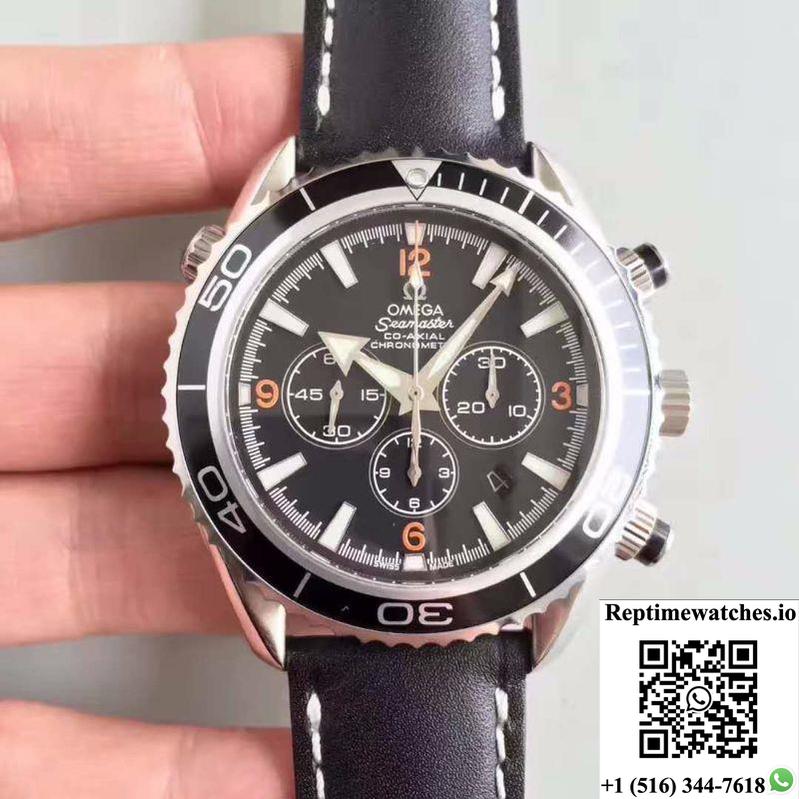 Omega Seamaster Planet Ocean 600 M Co-Axial Chronograph 2210.51.00 Om Factory Black Dial-Rep Time Watches