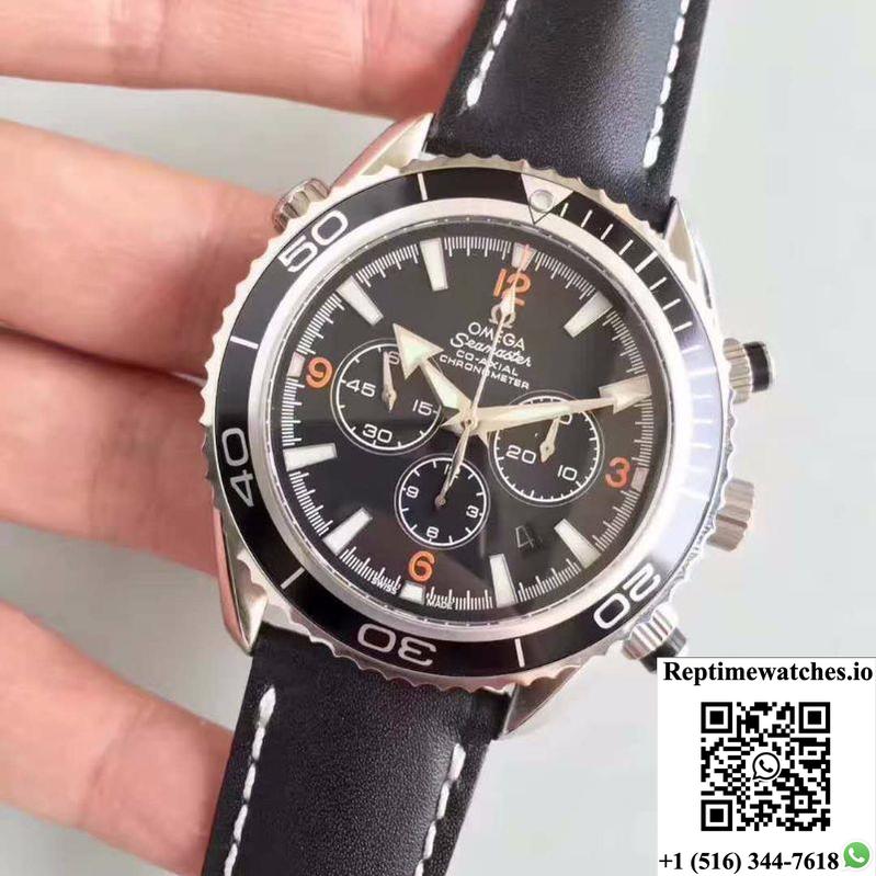 Omega Seamaster Planet Ocean 600 M Co-Axial Chronograph 2210.51.00 Om Factory Black Dial-Rep Time Watches