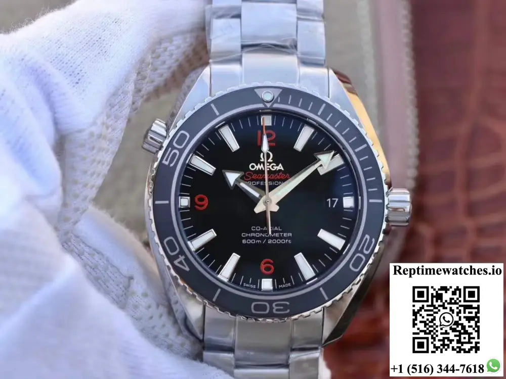 Omega Seamaster Planet Ocean 600M 45.5MM 232.30.46.21.01.003 MKS Factory Black Dial - Watches