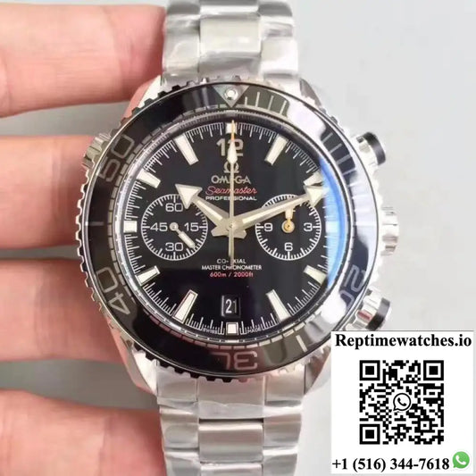 Omega Seamaster Planet Ocean 600M Chronograph 215.30.46.51.01.001 OM Factory V2 Black Dial - Watches
