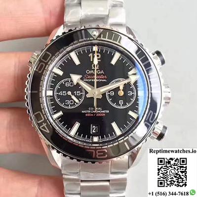 Omega Seamaster Planet Ocean 600M Chronograph 215.30.46.51.01.001 Om Factory V2 Black Dial-Rep Time Watches