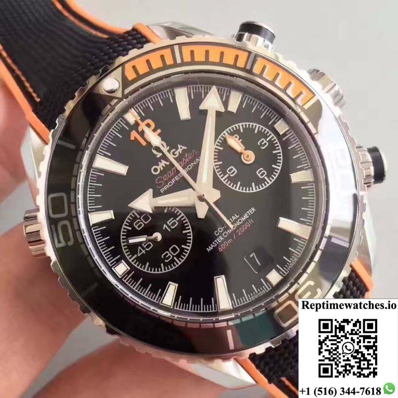 Omega Seamaster Planet Ocean 600M Chronograph 215.32.46.51.01.001 Om Factory V2 Black Dial-Rep Time Watches