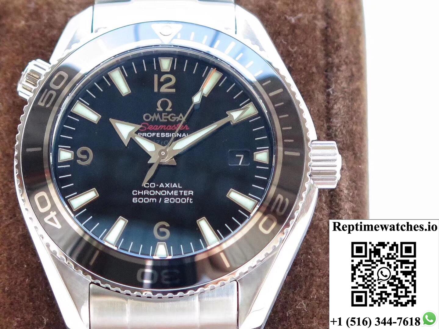 Omega Seamaster Planet Ocean Liquid Metal 1948 “Lmpo” 222.30.42.20.01.001 Noob Factory V6 Black Dial-Rep Time Watches