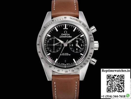 Omega Speedmaster 331.12.42.51.01.001 TVS Factory Leather Strap