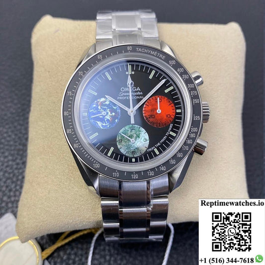 Omega Speedmaster 3577.50.00 Om Factory Black Dial-Rep Time Watches