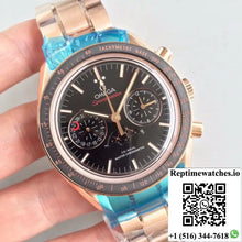 Omega Speedmaster Moonwatch Moonphase Chronograph 304.63.44.52.01.001 Black Dial - Watches