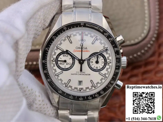 Omega Speedmaster Racing Chronograph 329.30.44.51.04.001 OM Factory White Dial AI Factory