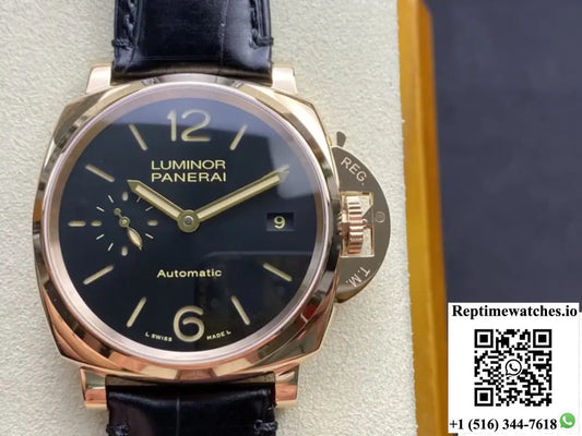 Panerai Lumino Dur PAM00908 VS Factory Alligator Leather Strap