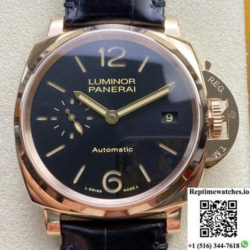 Panerai Lumino Dur Pam00908 Vs Factory Alligator Leather Strap-Rep Time Watches