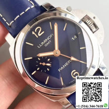 Panerai Luminor 1950 3 Days GMT Acciaio PAM688 VS Factory V2 Blue Dial - Watches