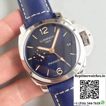Panerai Luminor 1950 3 Days GMT Acciaio PAM688 VS Factory V2 Blue Dial - Watches