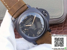 Panerai Luminor 1950 3 Days PAM 375 ZF Factory Black Dial - Watches