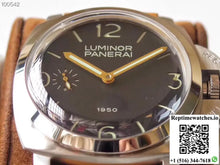 Panerai Luminor 1950 PAM127 ZF Factory Superlumed Black Dial - Watches