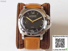 Panerai Luminor 1950 PAM127 ZF Factory Superlumed Black Dial - Watches