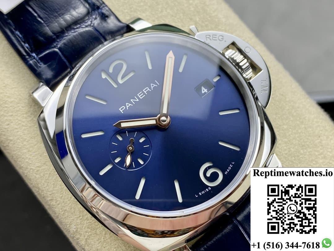 Panerai Luminor Due Pam01274 Vs Factory Blue Dial-Rep Time Watches