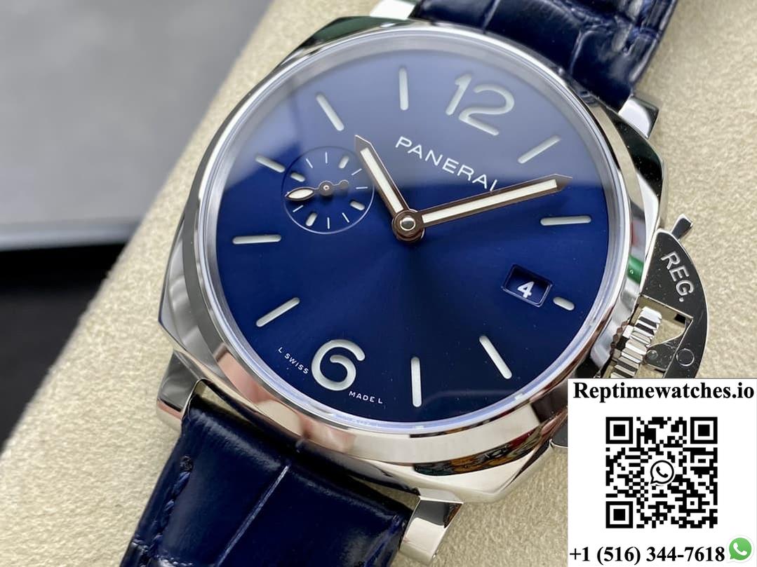 Panerai Luminor Due Pam01274 Vs Factory Blue Dial-Rep Time Watches
