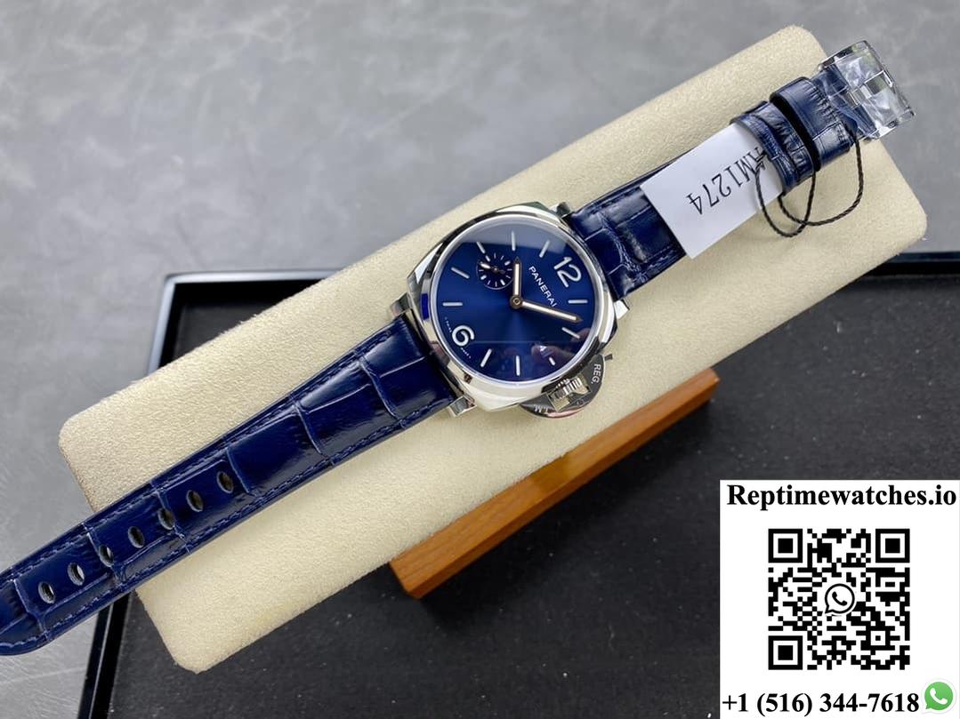 Panerai Luminor Due Pam01274 Vs Factory Blue Dial-Rep Time Watches