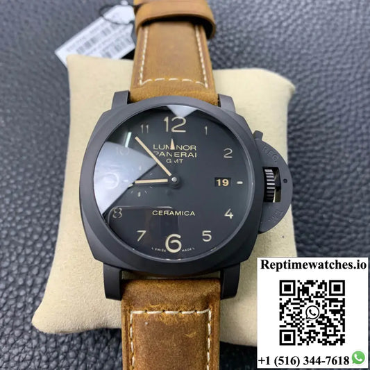 Panerai Luminor GMT 1950 3 Days PAM441 VS Factory V2 Black Dial Product Photo 1
