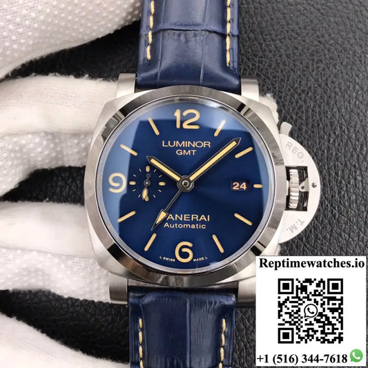 Panerai Luminor GMT PAM01033 VS Factory Dark Blue Dial - Watches