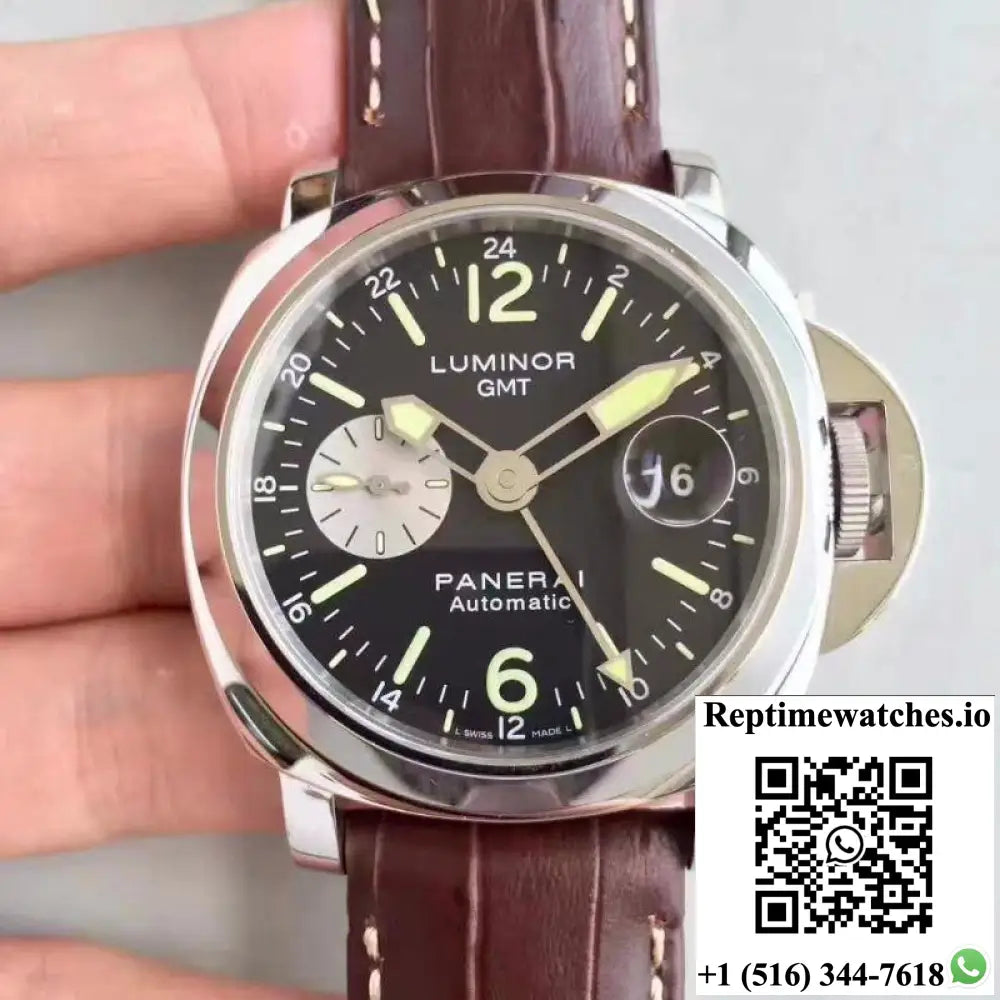 Panerai Luminor GMT PAM088 Black Dial - Watches