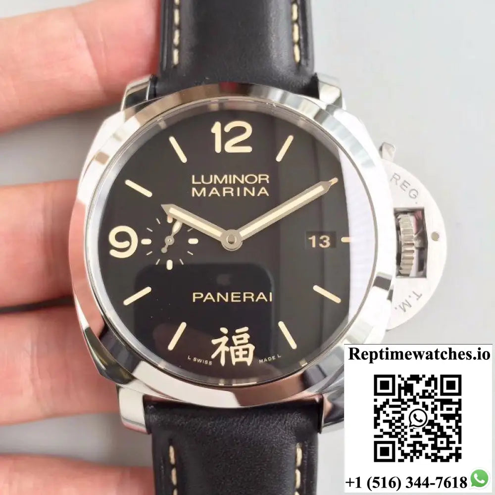 Panerai Luminor Marina 1950 3 Days PAM498 FU VS Factory V2 Black Dial - Watches