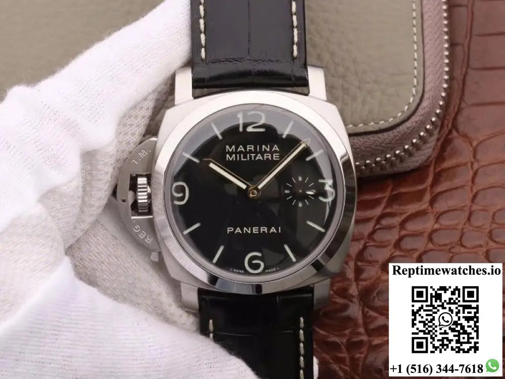 Panerai Luminor Marina Militare PAM 217 XF Factory Black Dial - Watches