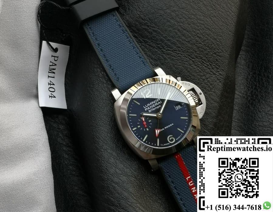 Panerai Luminor Pam01404 Vs Factory Blue Dial-Rep Time Watches