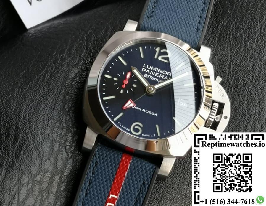 Panerai Luminor Pam01404 Vs Factory Blue Dial-Rep Time Watches