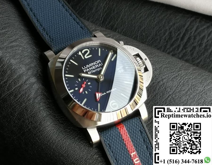 Panerai Luminor Pam01404 Vs Factory Blue Dial-Rep Time Watches