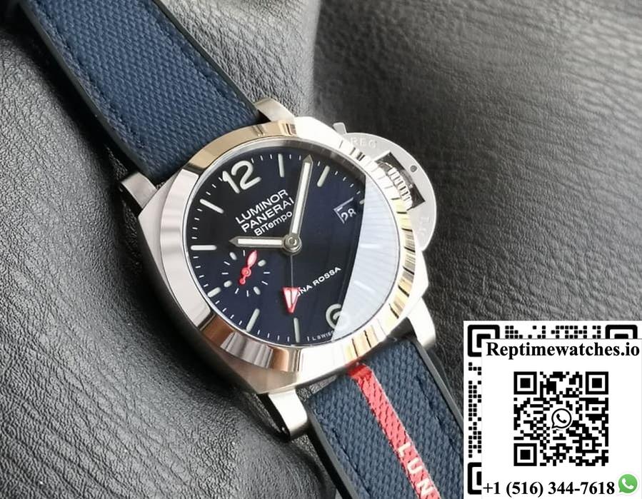 Panerai Luminor Pam01404 Vs Factory Blue Dial-Rep Time Watches