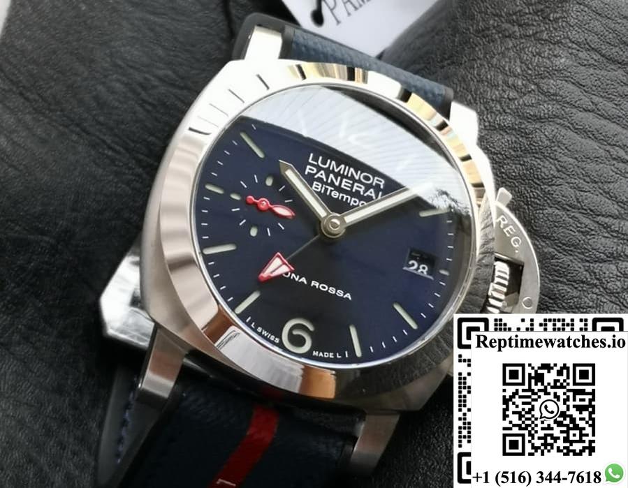 Panerai Luminor Pam01404 Vs Factory Blue Dial-Rep Time Watches