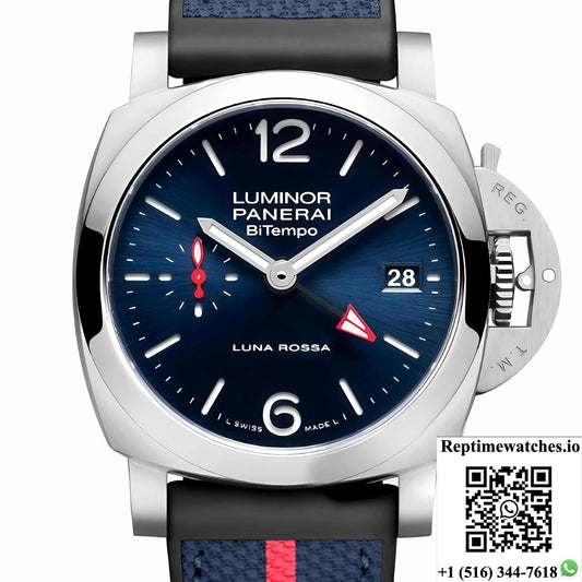 Panerai Luminor Pam01404 Vs Factory Blue Dial-Rep Time Watches