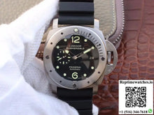 Panerai Luminor Submersible 1950 Amagnetic 3 Days Titanium PAM389 VS Factory V2 Black Dial - Watches